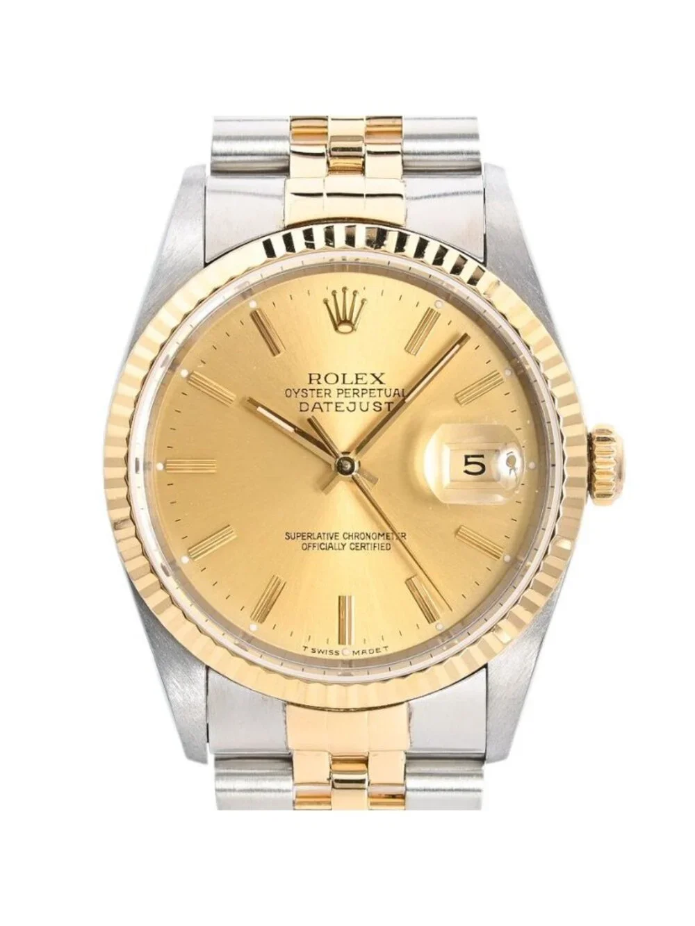 Rolex Watch Datejust Gold